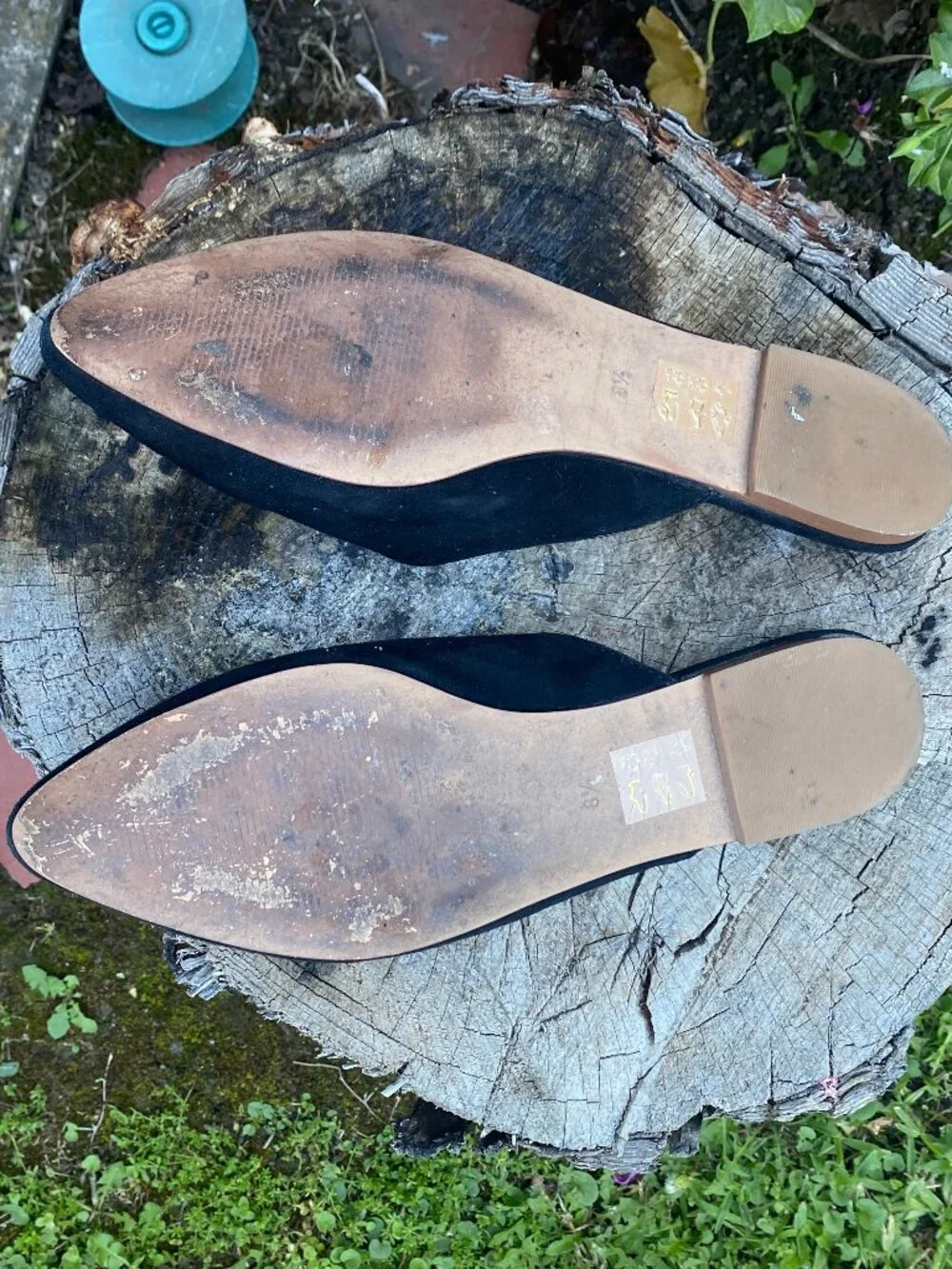Madewell Black Suede Remi Mules Size 8.5 - Picture 6 of 6